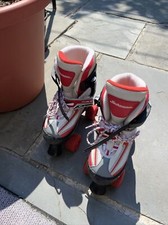 Schwinn Youth roller skates Red white Black Adjustable size 1-4 Boys Girls
