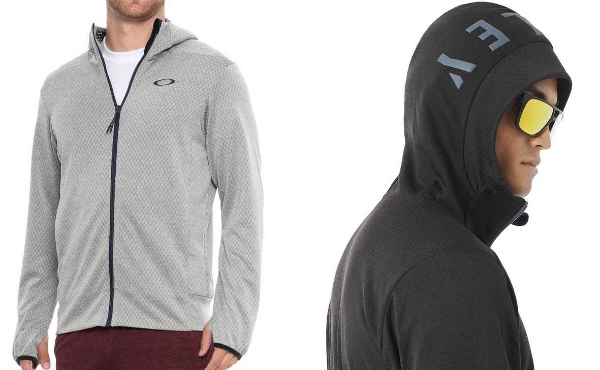 Oakley Men's Enhance Tech Fleece Zip Jacket Hoodie