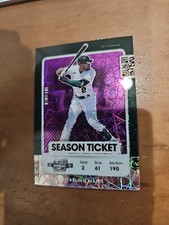 2021 Panini Contenders Optic Purple Velocity Ticket /16 Starling Marte #52