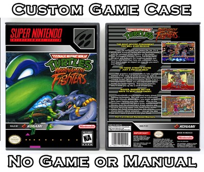 Teenage Mutant Ninja Turtles: Tournament Fighters SNES Custom Case *NO GAME*