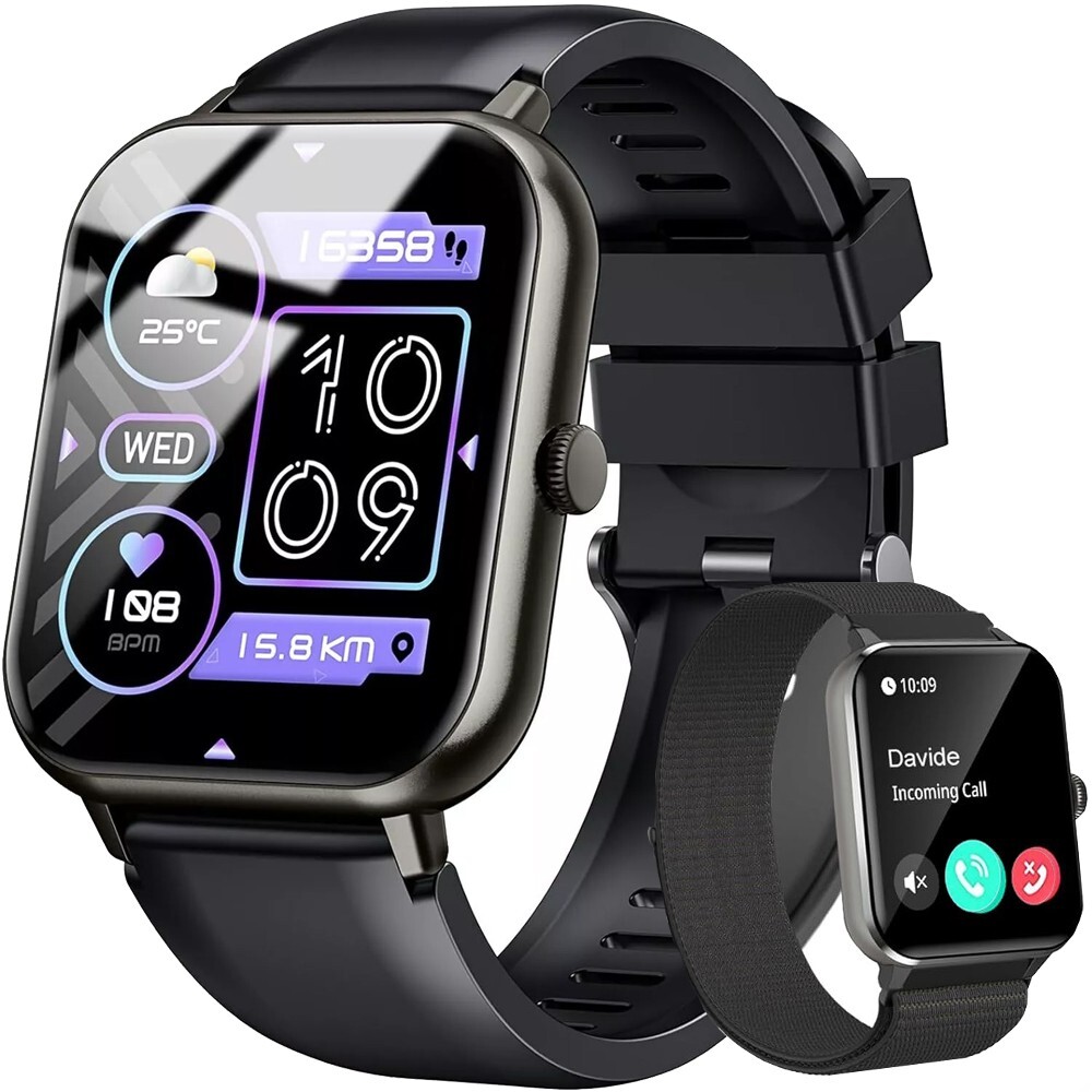 Smart Watch For Women/Men Waterproof Smartwatch Bluetooth iPhone Samsung Android