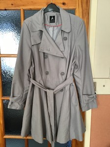 grey rain mac womens
