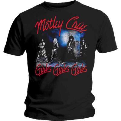 OFFIZIELL LIZENZIERTES - MOTLEY CRUE - SMOKEY STREET T-SHIRT - METAL GIRLS
