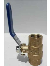 New 1/2" BRASS ball valve full flow gate valve vinyl handle industrial 600 WOG