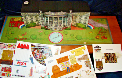 The Pop Up White House Aufklappbares Buch 1983 USA
