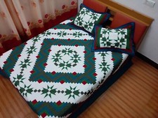 Queen size Machine pieced and quilt complete Quilt 098
