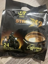 Trung Nguyen G7 instant 3in1 strong x2 coffee 24 sticks x 25 gram