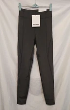 Ivy Park Leggings Women Small Gray Hi Rise Full Length Quick Dry Sweat Wick