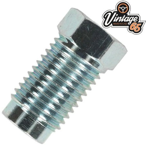 Brake Pipe Fitting Union Imperial 7/16" UNF x 20Tpi Male For 3/16