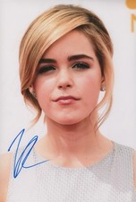 Kiernan Shipka autograph signed 20x30 cm picture