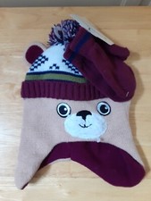 District Planet Boys Hat  Mittens Size 12-24 Months NEW WITH TAGS