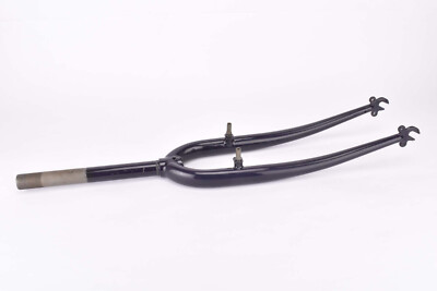 28'' Dark Blue Trekking Steel Fork with Eyelets for Fenders and Rack