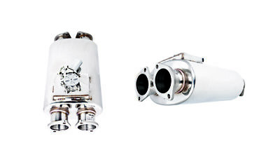 Auspuff Ovaler Schalldämpfer XForce mit Varex-System 15.24cm x 25.4cm x 40.64cm