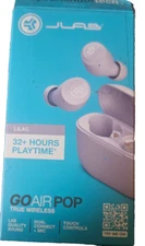 JLab GO Air POP True Wireless In-Ear Headphones - Lilac (EBGAIRPOPRLLC124)