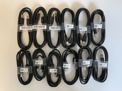 Lot of 12 - 6ft USB 3.0 Type A Male to B Male Cable for Printers/Scanners/etc