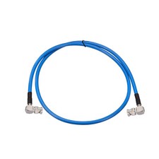 SDI Cable 3ft BNC Cable 75 Ohm 3G/6G/12G SDI Cable Right Angle Blue Belden 1694A