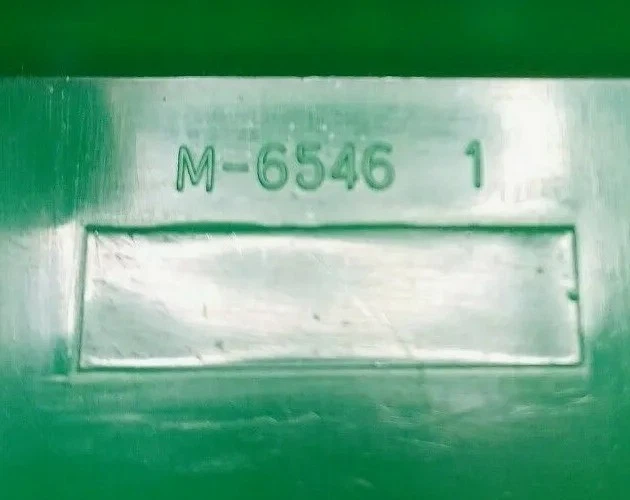 Two Lincoln Logs GREEN SHED PEAKED ROOFS 3" X 5" Hasbro M-6546 Replacement Part - Image 4 of 4