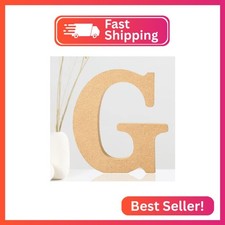 AOCEAN 6 Inch Designable Wood Letters Unfinished Wood Letters for Wall Decor Dec