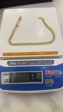 18karat Italian Gold Anklet for Women Pure 18karat Yellow Gold