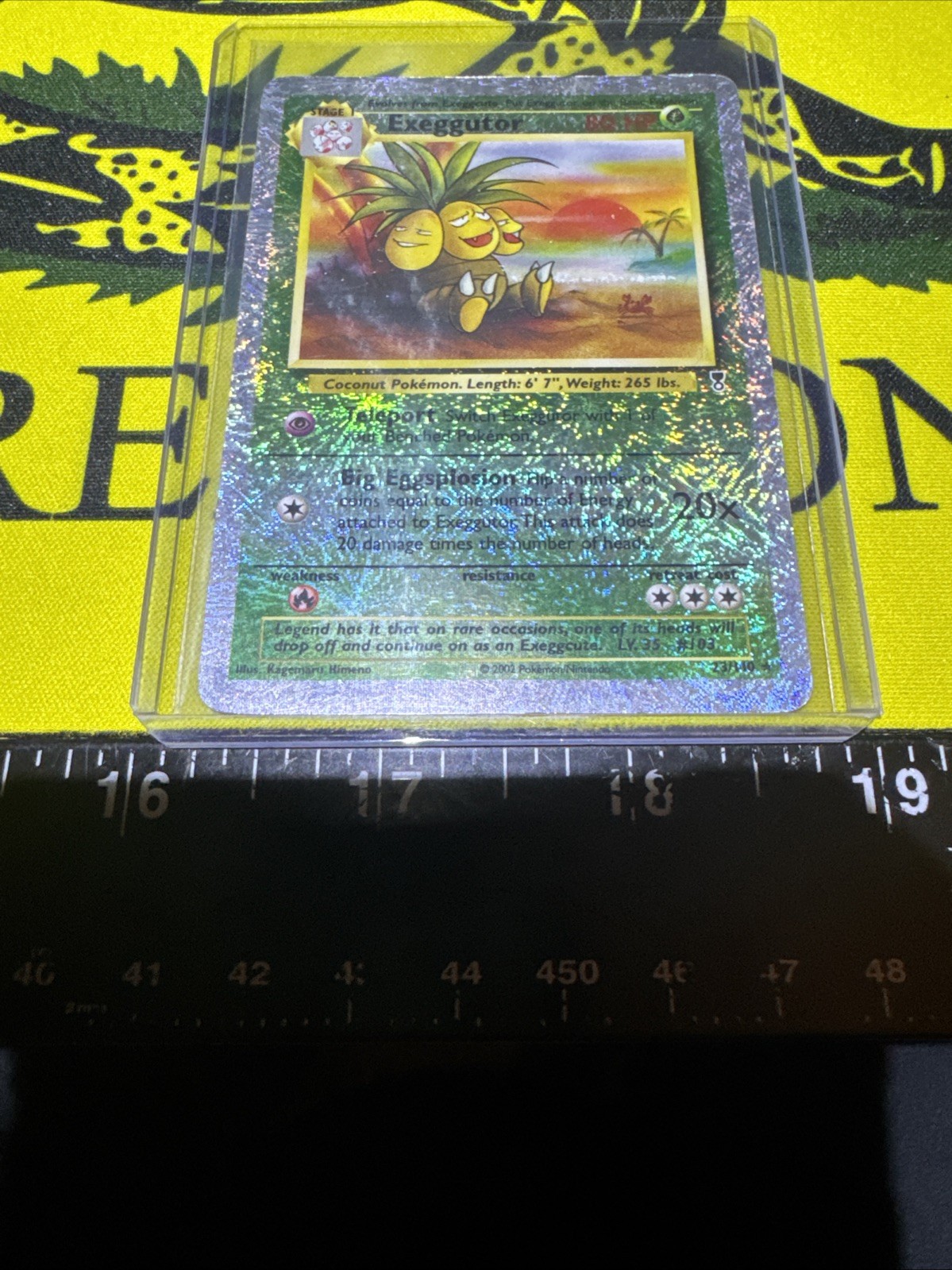 Pokémon Exeggutor Legendary Collection Reverse Holo Card 23/110 - NM W/ PS/TL