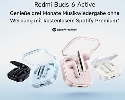XIAOMI Redmi Buds 6 Active In-Ear Kopfhörer, Bluetooth 5.4, Bis Zu 30 Stunden #M