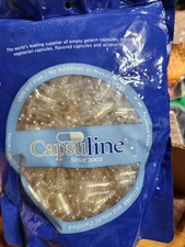 CLEAR Size 0 Empty Gelatin Capsules - 1000 Count