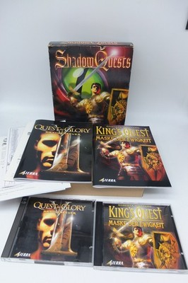 Shadow Quest Kings Quest - Quest of Glory Sierra 1998 NEUWERTIG !!! TOP !!! RAR