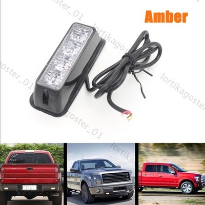 4 LED Car Truck Emergency Beacon Light Bar Hazard Strobe Warning 2 Flashing Mode
