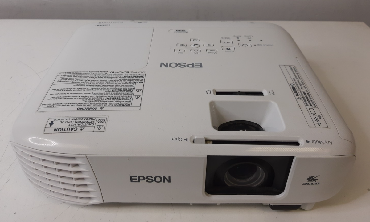Epson PowerLite W49 H983A LCD Projector - HDMI - 3LCD - 913 Hours