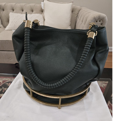 Radley London  Arcadia  Pebbled Leather Shoulder Bag in Deep Forest Green