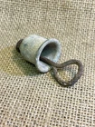 Dug Civil War Canteen Pewter Spout With Iron Cork Plug Found At New Hope Ga.