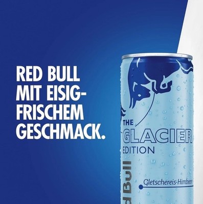6er Pack Red Bull Glacier Limited Edition - Gletschereis-Himbeere-Geschmack