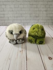 Vintage Puffkins Plush Lot of 2 Turtle Shelly Owl Swoop Stuffed Animals