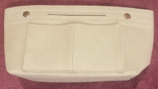 FELT PURSE ORGANIZER INSERT FOR HANDBAGS 13"x6"x4" w/Inside  Outside Pockets