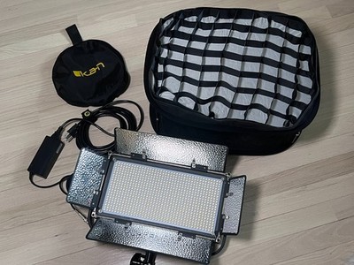 ikan Mylo Bi-Color 3200-5600K Half x 1 Portable Field LED Light and SOFT BOX