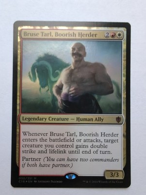 MTG Bruse Tarl Boorish Herder (C16) Commander 2016 Foil Mythic 030/351