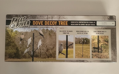 Falls River Metal Dove Decoy Tree For Decoys- 4 Branch Set Compact Storage NEW !