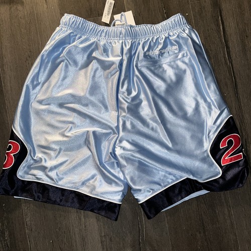 SUPREME Michael Jordan SHORTS Blue Basketball Shorts Size Medium FW24 Rare Htf - Picture 6 of 8