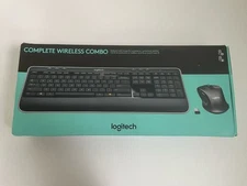 Logitech Complete Wireless Combo Keyboard and Mouse Combo (5410A5B501AB077) NEW
