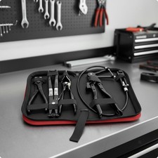 4-teiliges Kfz-Schlauchschellenzangen-Set, Hochkohlenstoffverst&auml;rkt, Mit