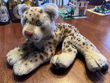 VINTAGE STEIFF MOHAIR LEOPARD circa 1950s
