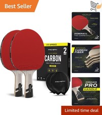 Table Tennis Paddles Carbon Fiber 7-Ply Pack ...