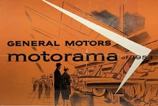 General Motors Motorama of 1953 ... Stars of an All Star Cast .. Orange Brochure
