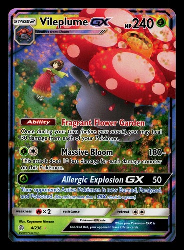 SM - Cosmic Eclipse #4/236 Vileplume GX