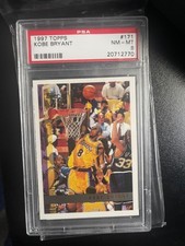 Kobe Bryant PSA graded #171 1997 TOPPS NM 8 Lakers #8