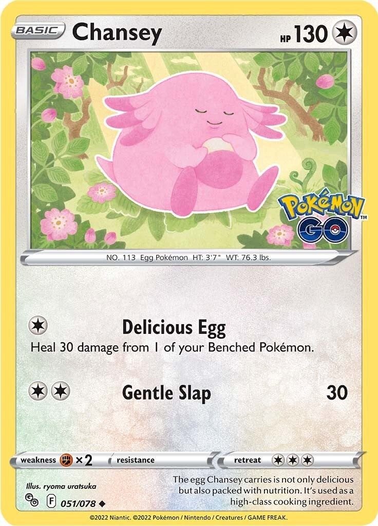 NM - Chansey PGO - 051/078 Pokemon GO