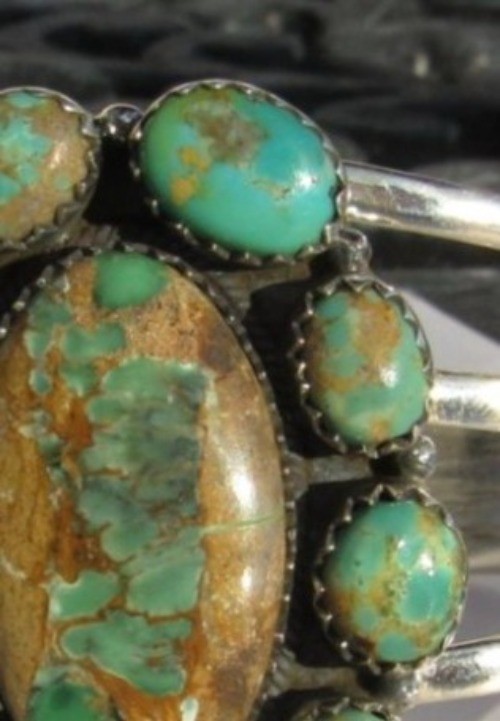 Large Native American Statement Sterling Silver &… - image 3