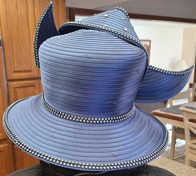 Lilly and Taylor Vintage Hat Vintage Lilly & Taylor Fashion Wide Brim Church / Kentucky  main image 2