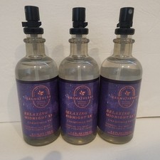 3 Bath Body Works RELAXING MIDNIGHT SKY Chamomile Patchouli Essential Oil Mist