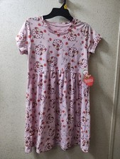 Strawberry Shortcake Girls Dress Size L 10/12 Short Sleeves Summer Dress